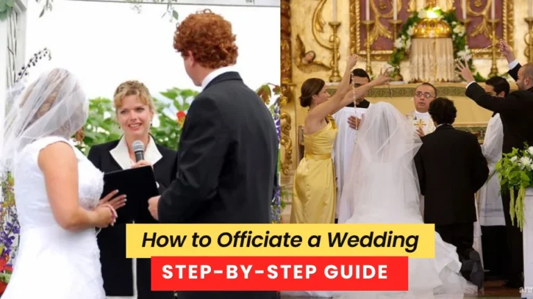 How to Officiate a Wedding