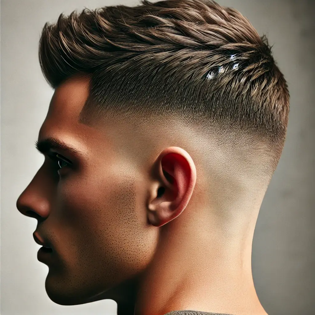 Low fade haircut 