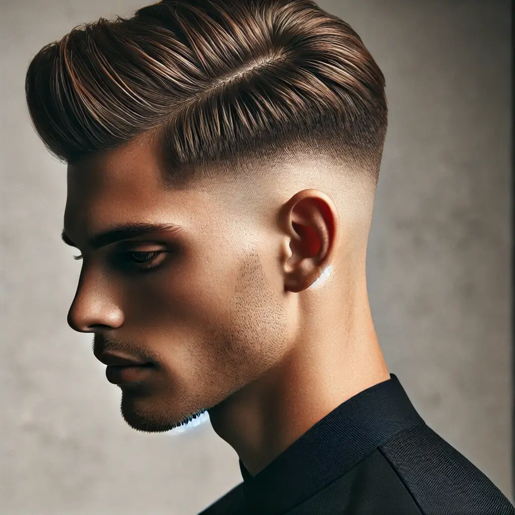 Low fade haircut 