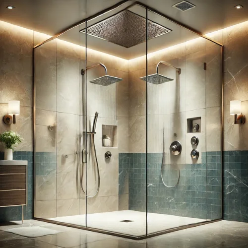 7. Dual Showerheads