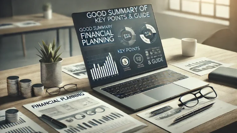 Good Summary of Financial Planning: Key Points & Guide"