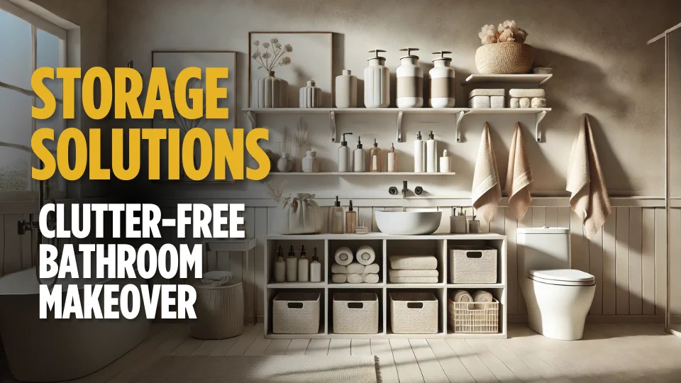 Storage Solutions for a Clutter-Free Bathroom Makeover