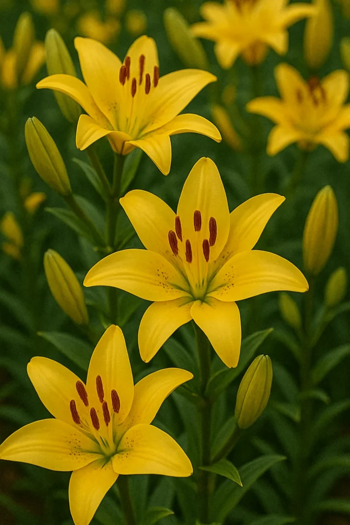 Yellow Lilies