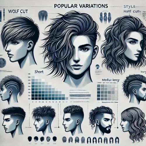 Variaciones Populares del Corte Wolf