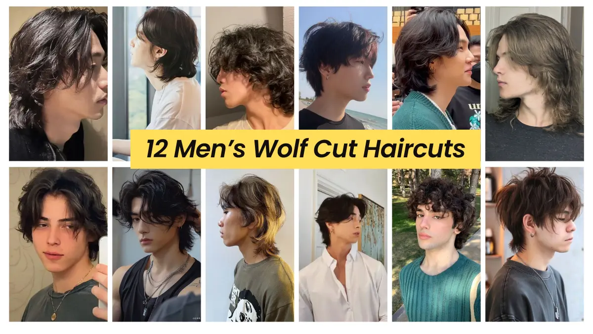 12 Men’s Wolf Cut Haircuts – The Ultimate Guide 2024