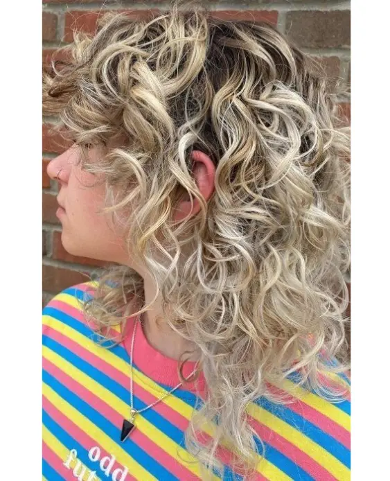 Wolf Cut For Women With Curly Hair