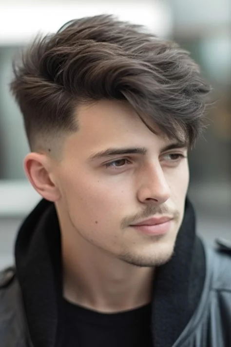 Asymmetrical Mullet Fade