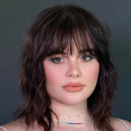 Barbie Ferreira wolfcut