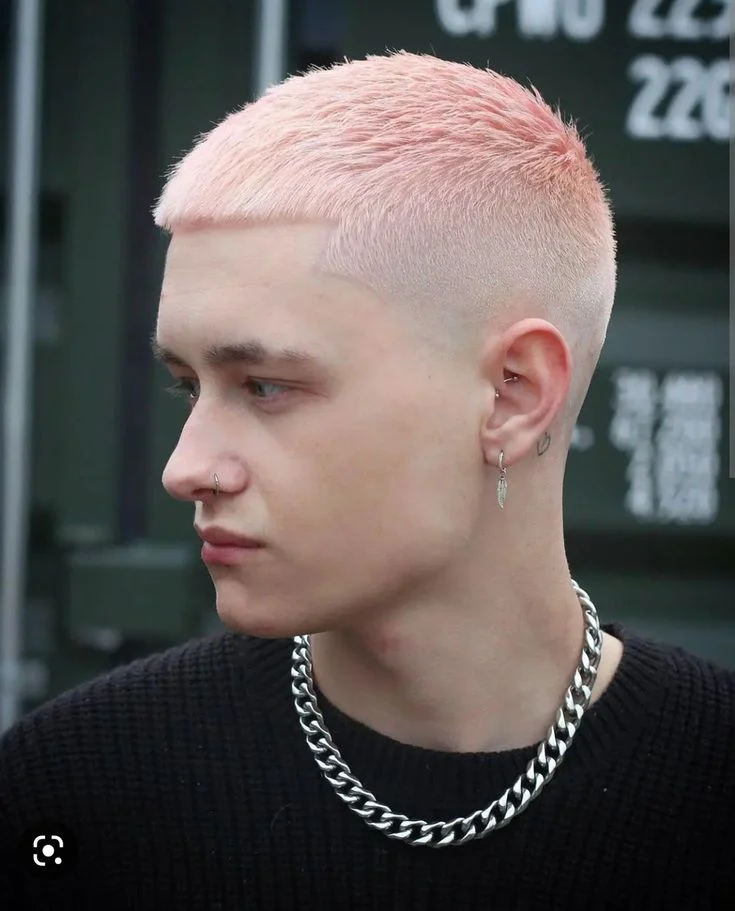 Bleached Buzz Cut