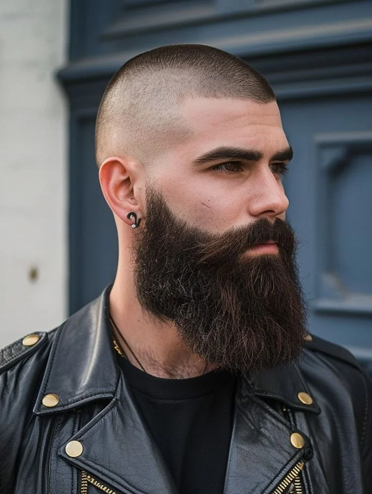 Buzz Cut with Beard