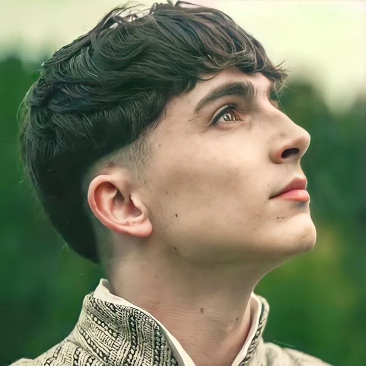 Timothée Chalamet french crop cutting