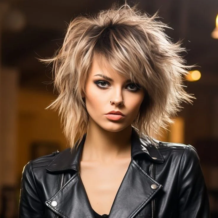 Classic Wolf Cut with Fringe